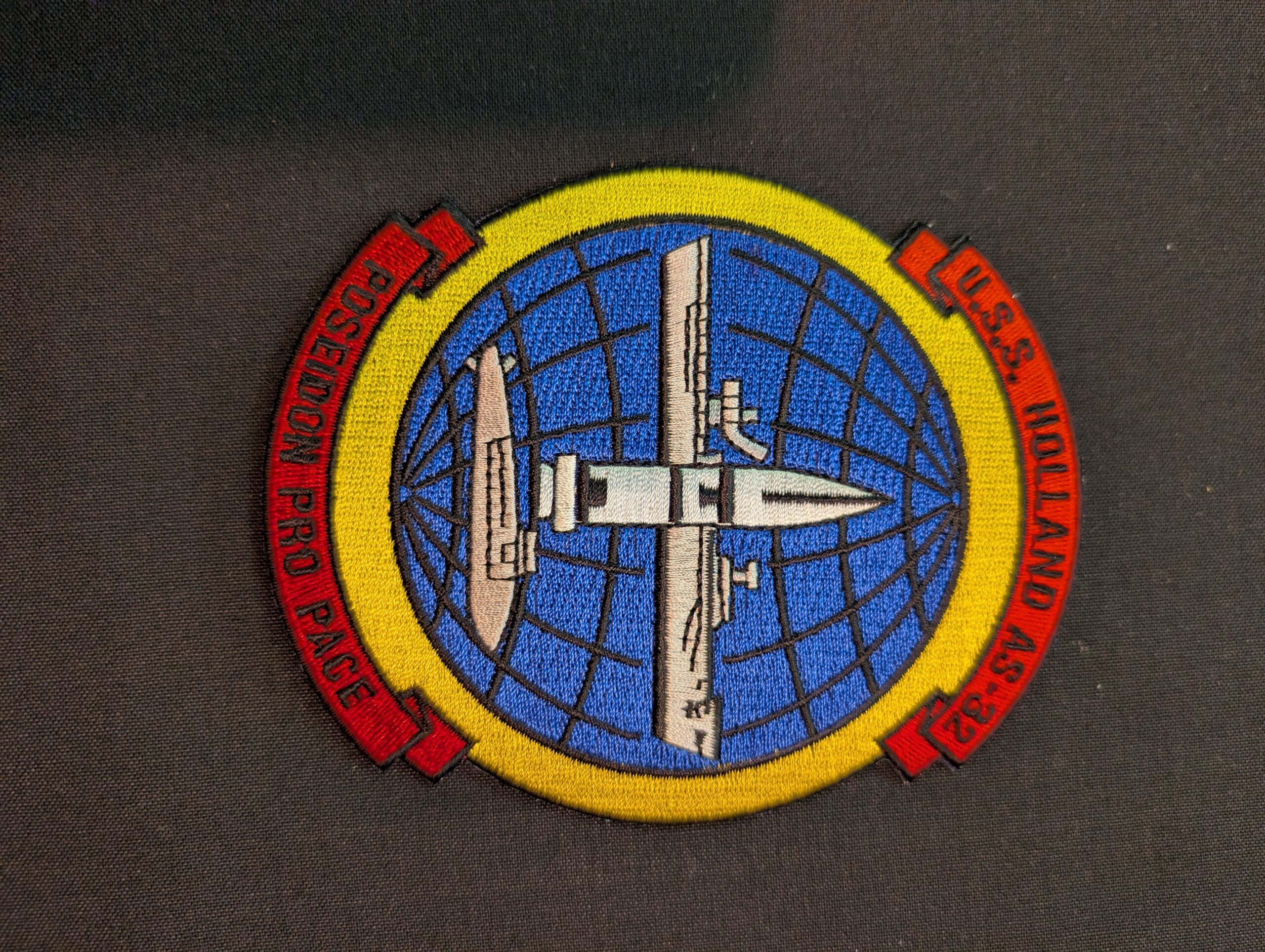 USS Holland AS-32 Ship's Patches (Poseidon Pro Pace)