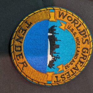 USS Holland AS-32 Ship's Patches (World's Greatest Tender)